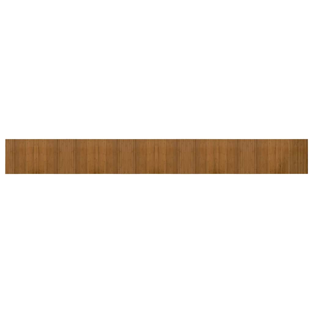 Alfombra Vidaxl rectangular 60x500 cm bambú marrón