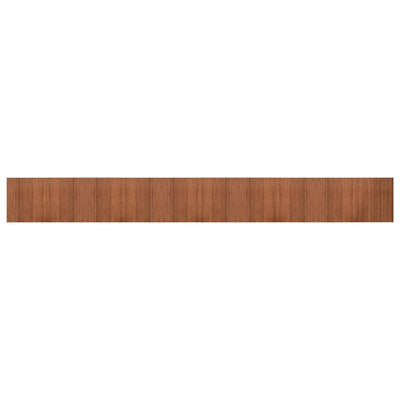 Tappeto vidaxl rettangolare 60x500 cm di bambù marrone