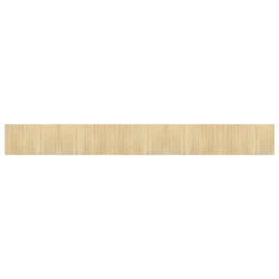Tappeto vidaxl rettangolare 60x500 cm luce di bambù naturale