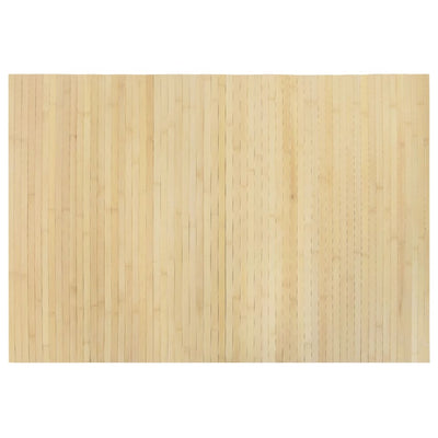 Vidaxl alfombra rectangular 70x100 cm luz de bambú natural