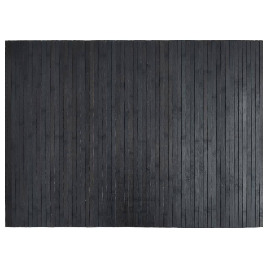 Vidaxl rectangular 70x100 cm de bambú gris