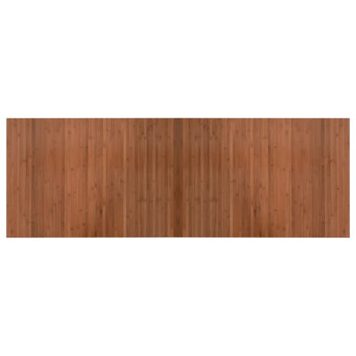 Alfombra Vidaxl rectangular 70x200 cm bambú marrón