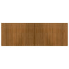 Alfombra Vidaxl rectangular 70x200 cm bambú marrón
