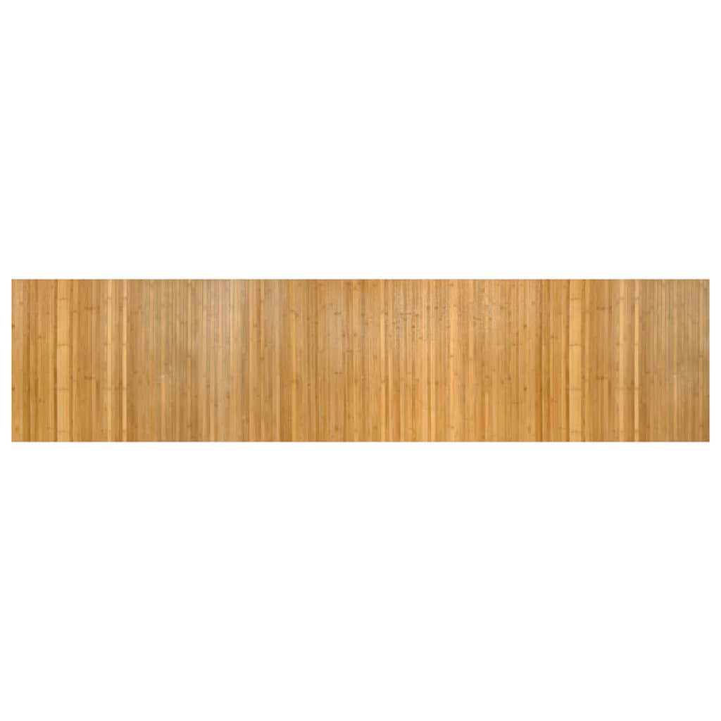 Vidaxl vloerkleed rechthoekig 70x300 cm bamboe naturel