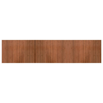 Alfombra Vidaxl rectangular 70x300 cm bambú marrón