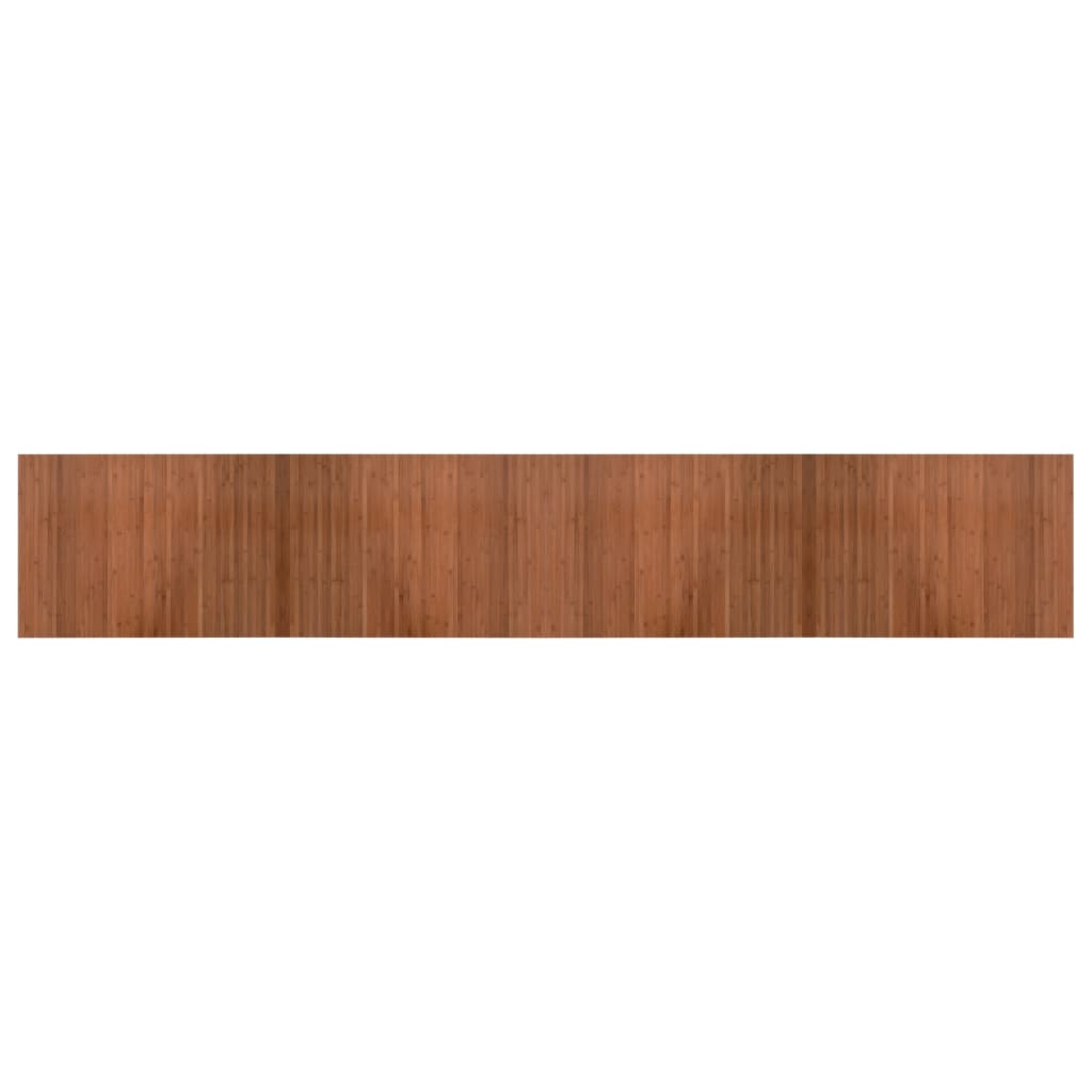 Tappeto vidaxl rettangolare 70x400 cm Bamboo marrone