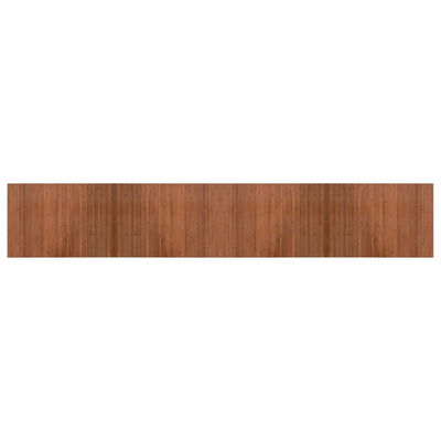 Alfombra Vidaxl rectangular 70x400 cm bambú marrón