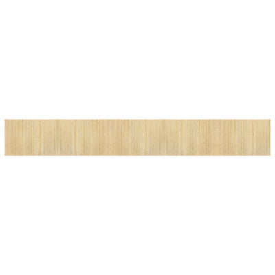 Vidaxl vloerkleed rechthoekig 70x500 cm bamboe lichtnaturel