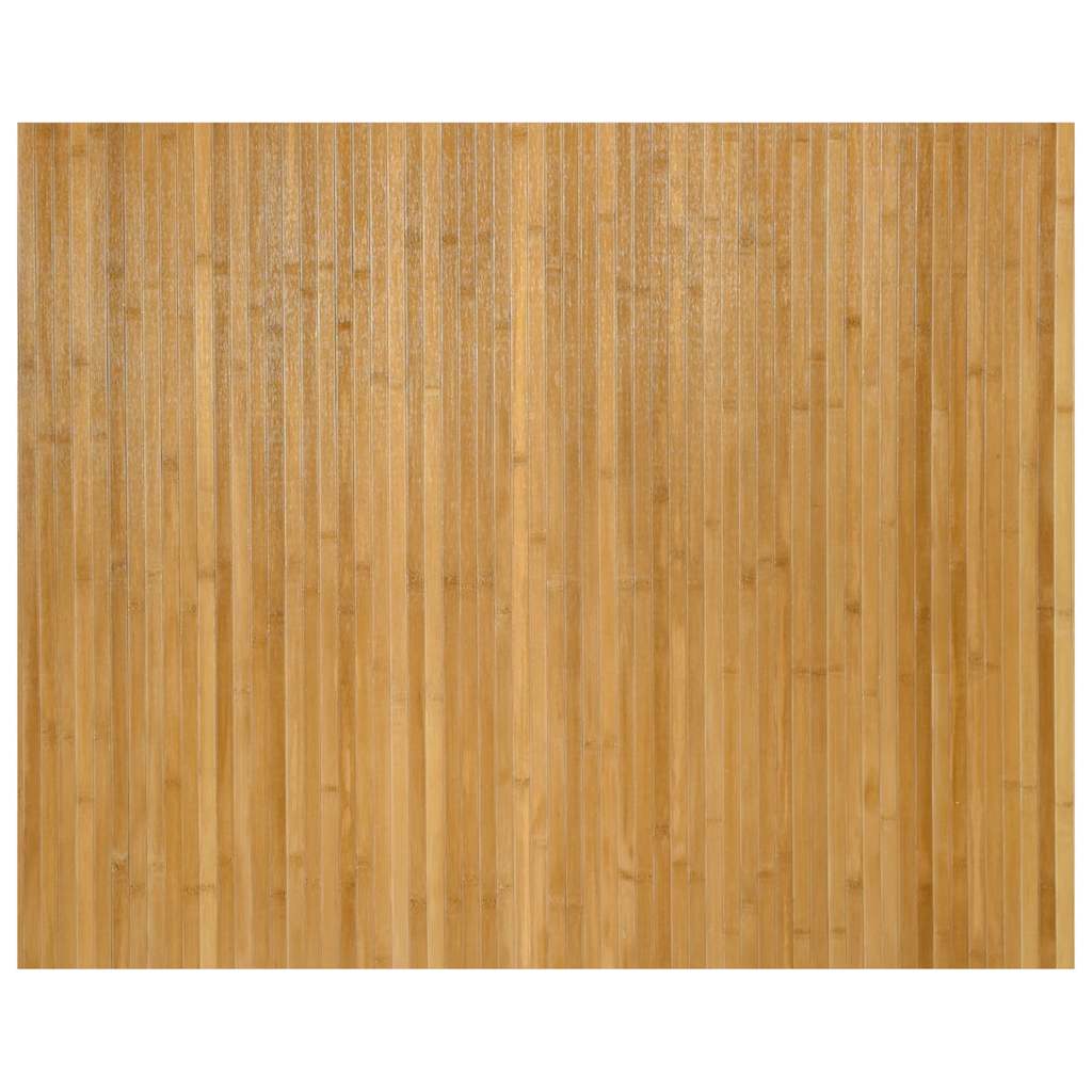 Vidaxl rectangular 80x100 cm de bambú natural