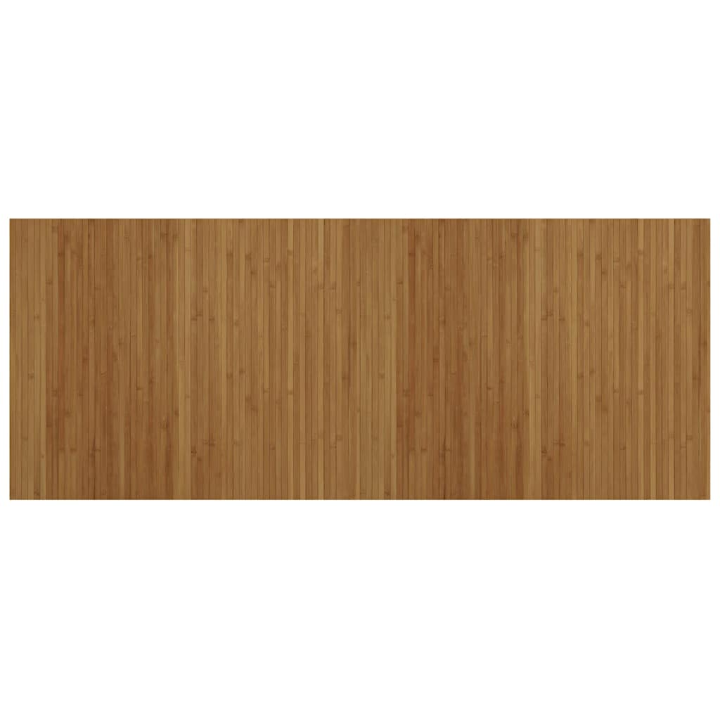 Vidaxl alfombra rectangular 80x200 cm bambú marrón