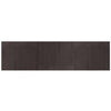 Tappeto vidaxl rettangolare 80x300 cm Bamboo marrone scuro
