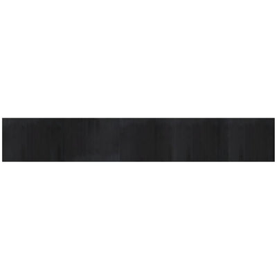 Alfombra Vidaxl rectangular 80x500 cm de bambú negro