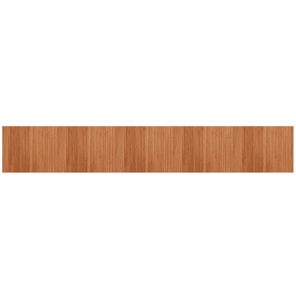 Vidaxl rettangolare 80x500 cm Bamboo marrone