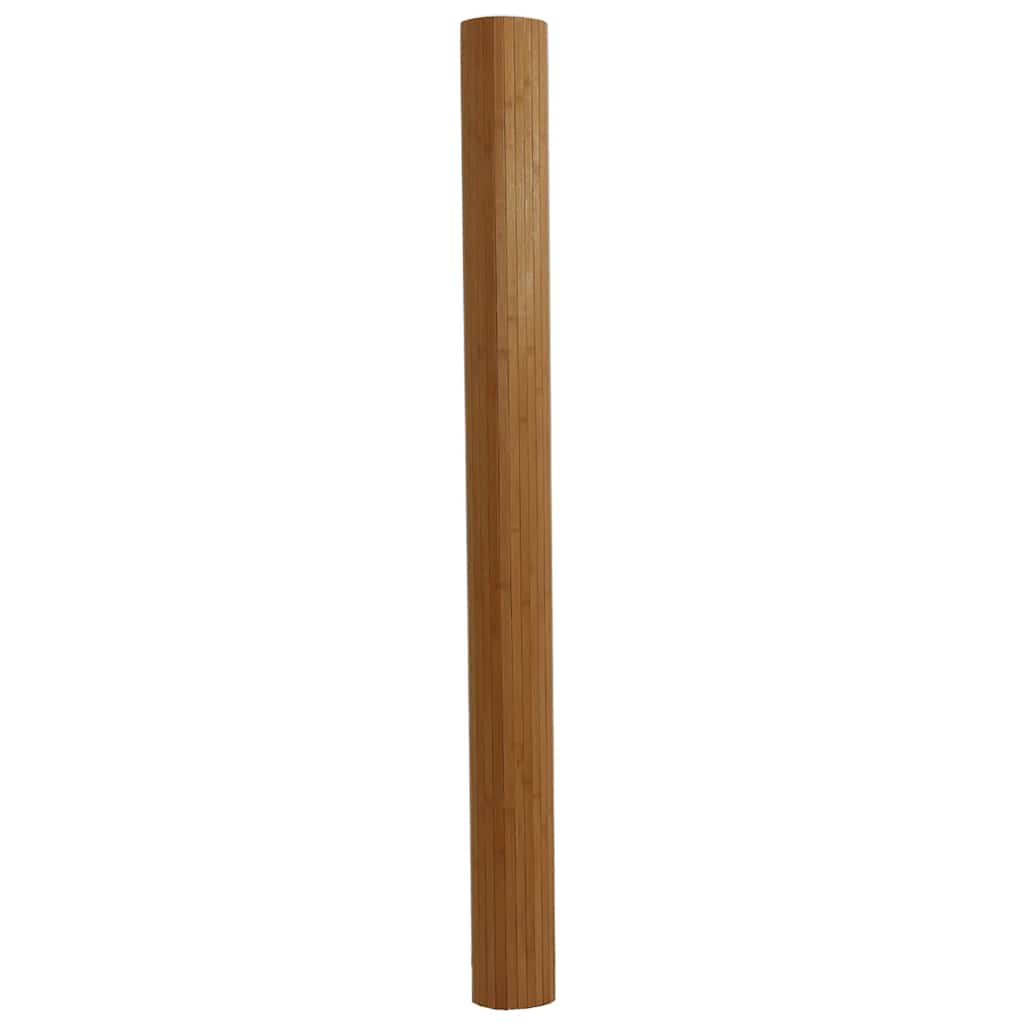 Vidaxl rectangular 80x500 cm de bambú marrón marrón