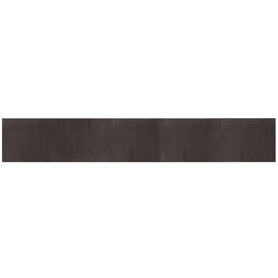 Vidaxl alfombra rectangular 80x500 cm bambú marrón oscuro