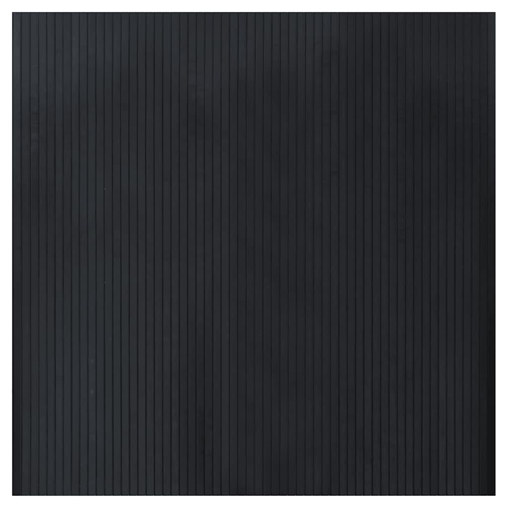 Tappeto rettangolare Vidaxx 100x100 cm bambù nero