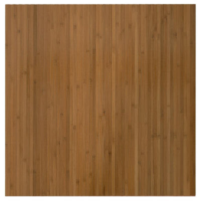 Alfombra Vidaxl rectangular 100x100 cm bambú marrón