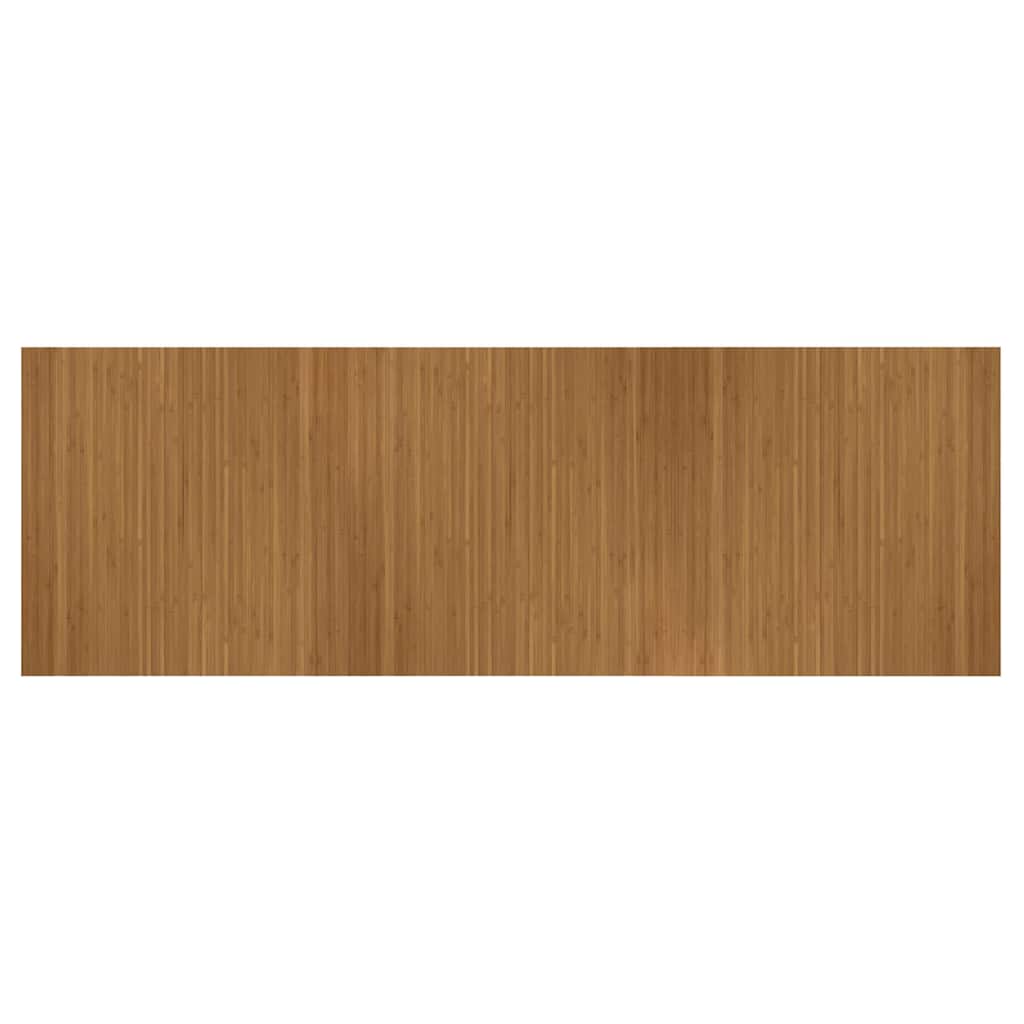 Vidaxx alfombra rectangular 100x300 cm bambú marrón