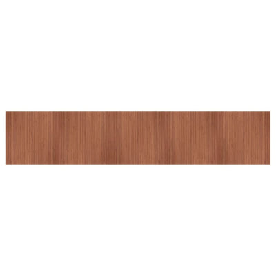 Vidaxl rug rectangular 100x500 cm bamboo brown