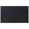 Vidaxl vloerkleed rechthoekig 60x100 cm bamboe zwart
