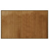 Vidaxl vloerkleed rechthoekig 60x100 cm bamboe bruin