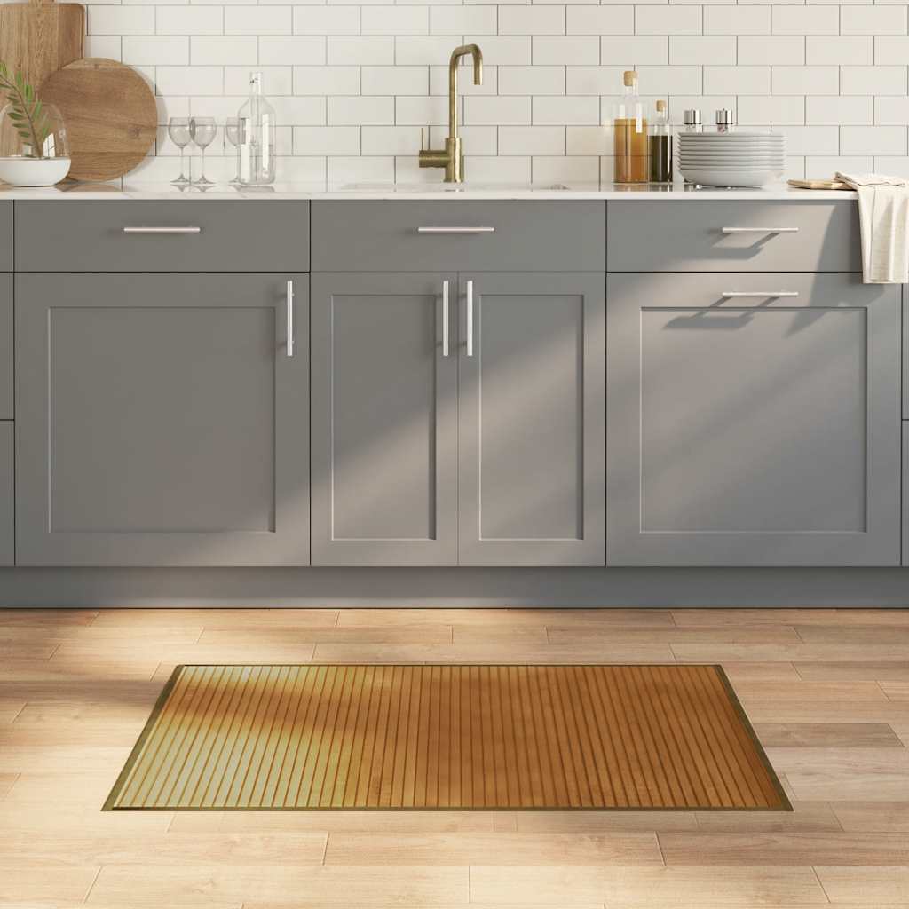 Tappeto rettangolare Vidaxx 60x100 cm bambù marrone