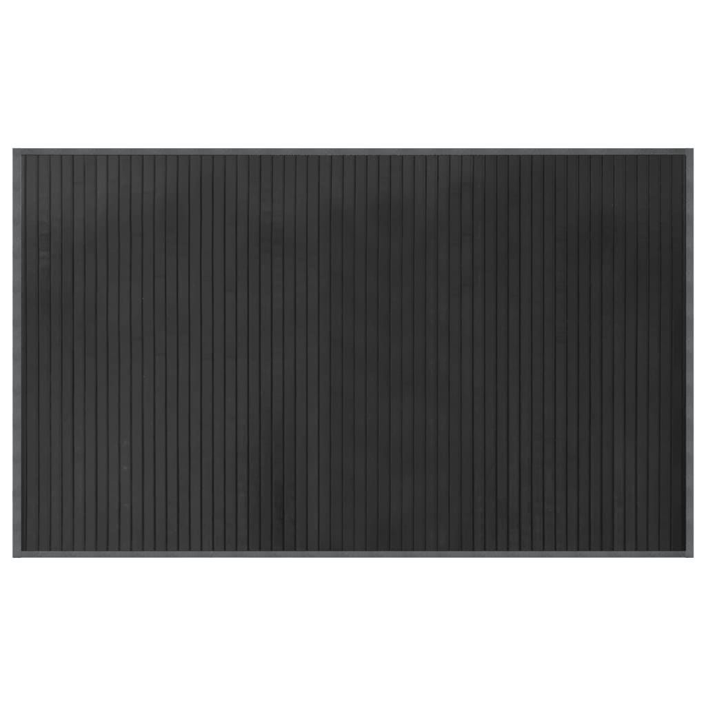 Tappeto rettangolare Vidaxx 60x100 cm bambù grigio