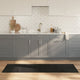 Tappeto rettangolare Vidaxx 60x200 cm bambù nero