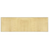 Tappeto rettangolare Vidaxx 60x200 cm bambù chiaro naturale