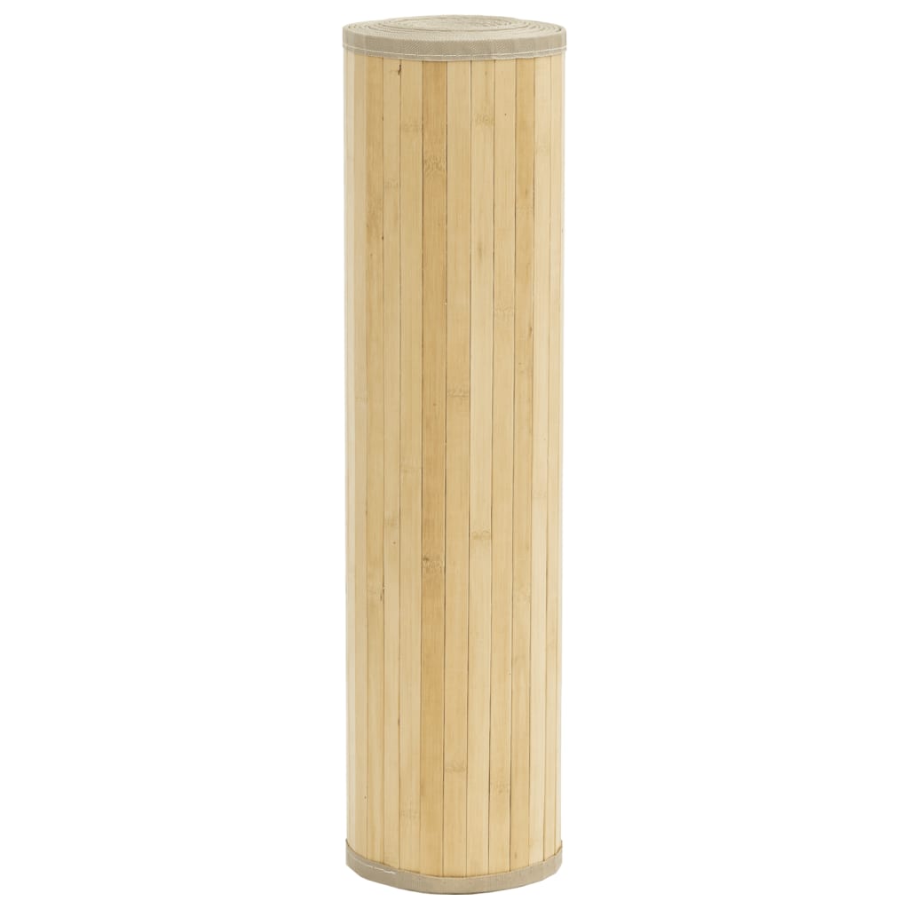 Tappeto rettangolare Vidaxx 60x200 cm bambù chiaro naturale