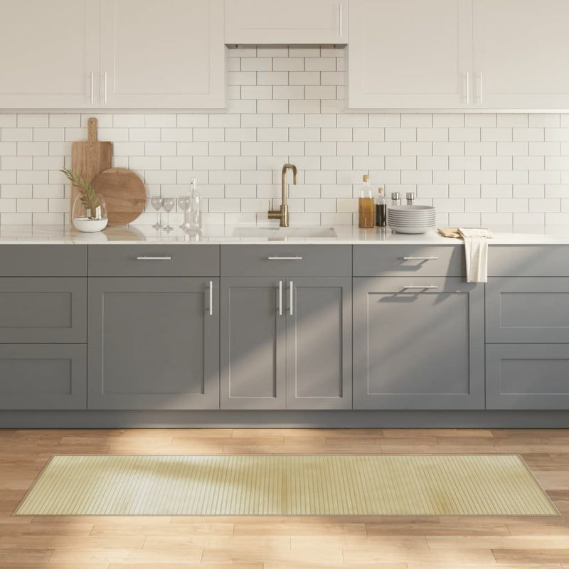 Tappeto rettangolare Vidaxx 60x200 cm bambù chiaro naturale