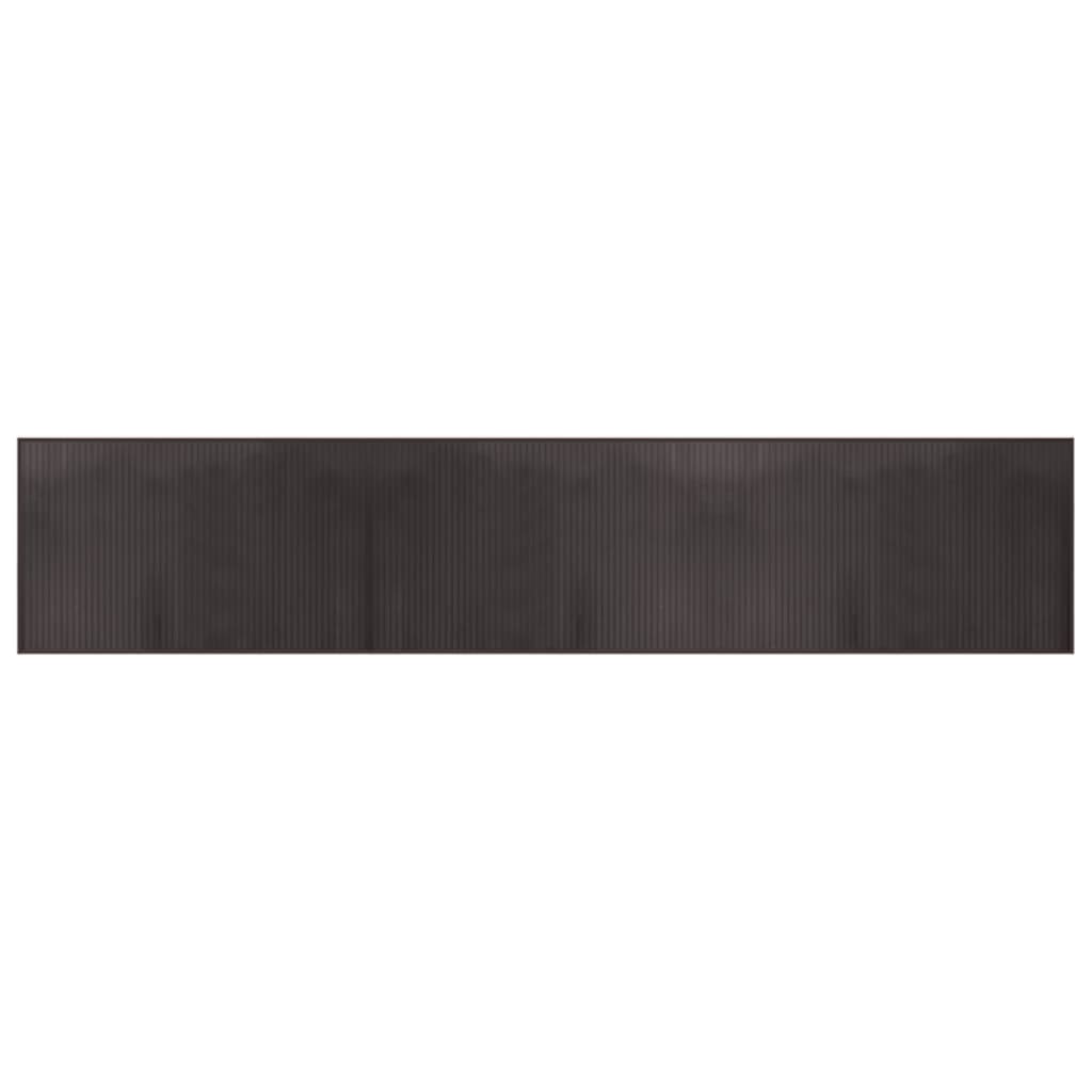 Tappeto rettangolare Vidaxx 60x300 cm bambù marrone scuro