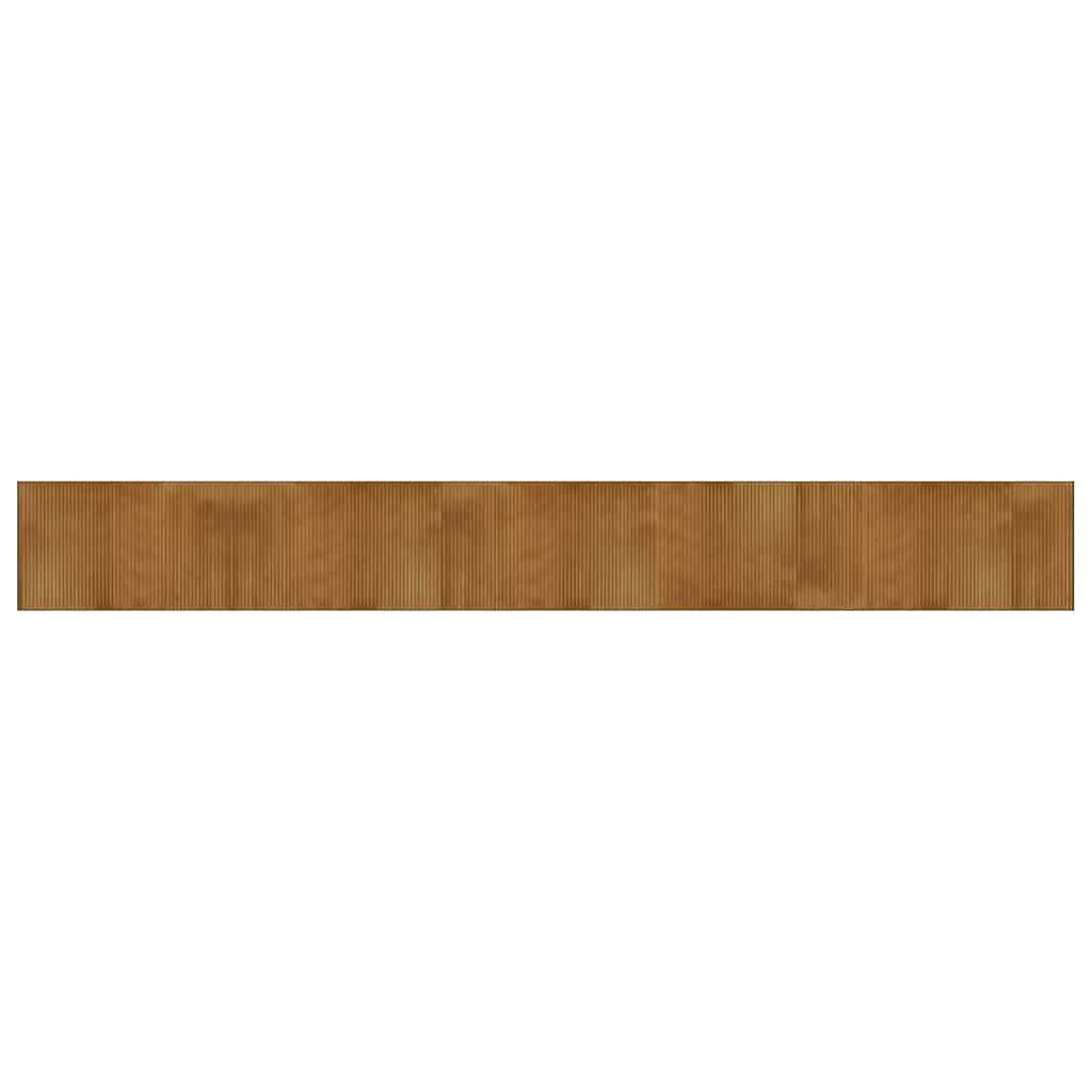 Alfombra Vidaxl rectangular 60x500 cm bambú marrón