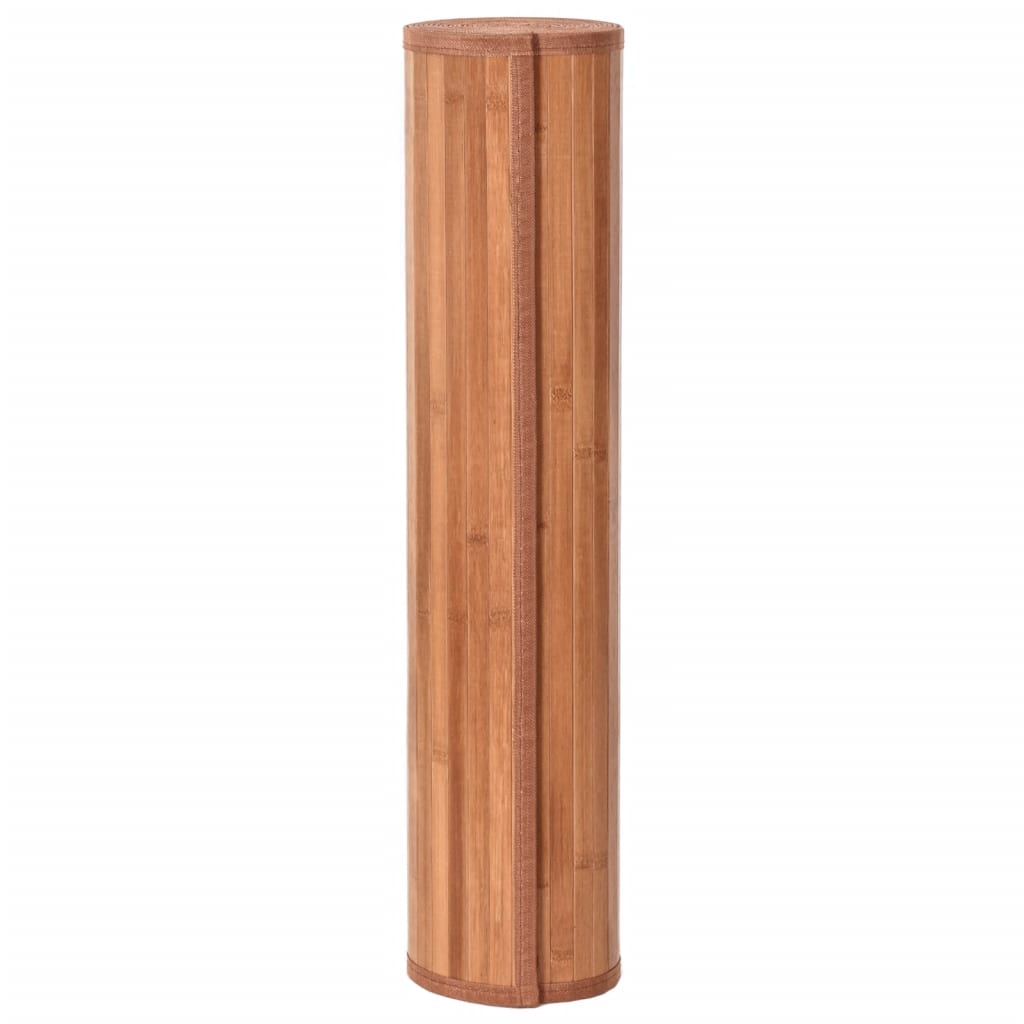 Tappeto vidaxl rettangolare 60x500 cm di bambù marrone