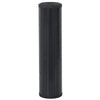Vidaxx alfombra rectangular 70x100 cm bambú negro