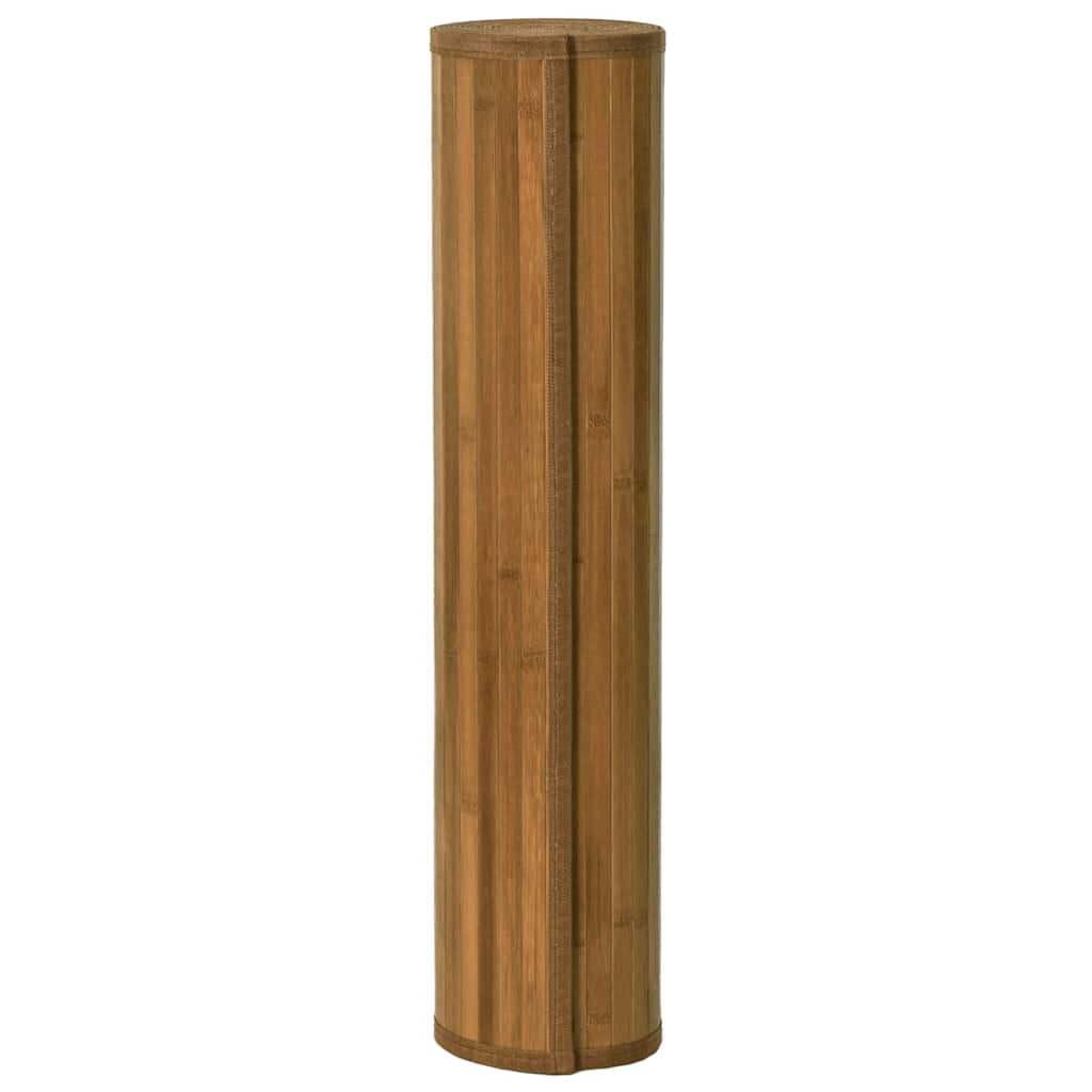 Vidaxl rettangolare 70x100 cm Bamboo marrone