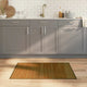 Vidaxl rettangolare 70x100 cm Bamboo marrone