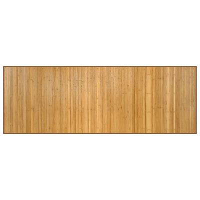 Vidaxx alfombra rectangular 70x200 cm bambú natural