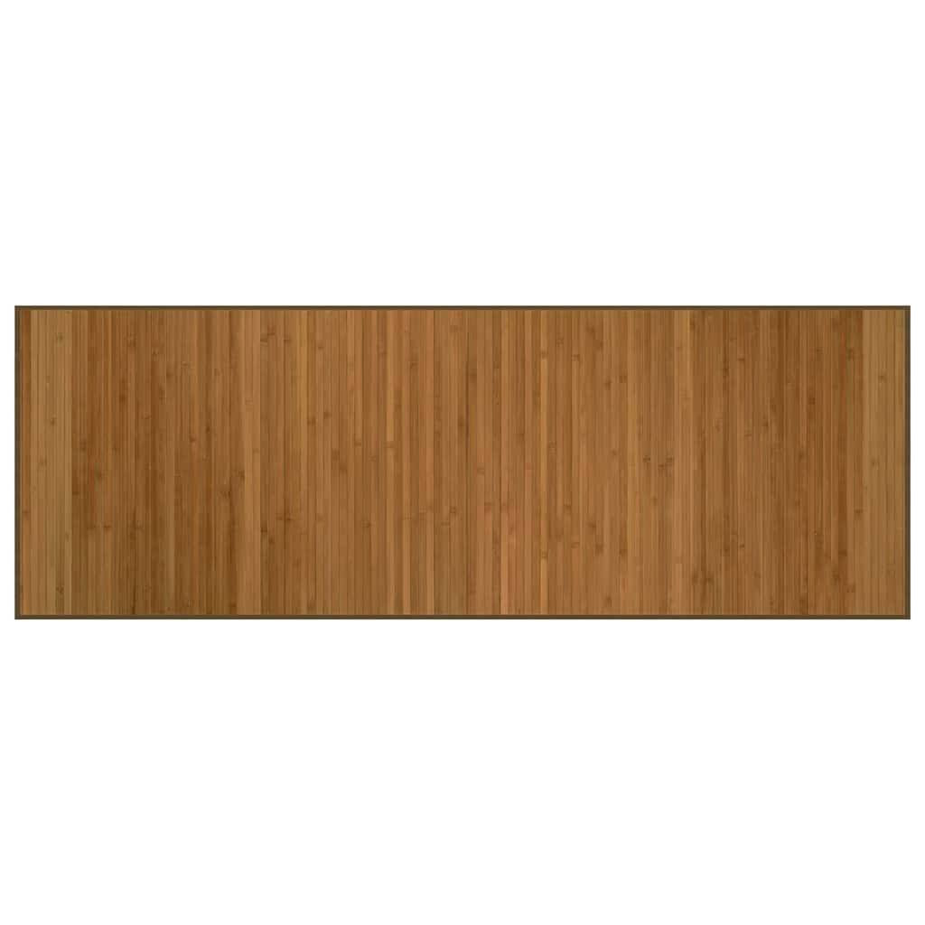 Tappeto vidaxl rettangolare 70x200 cm Bamboo marrone