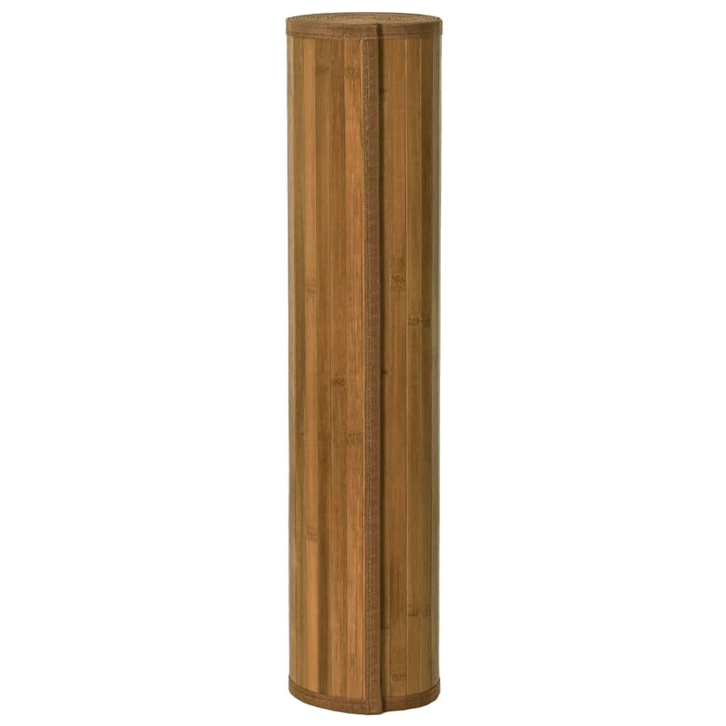 Tappeto vidaxl rettangolare 70x200 cm Bamboo marrone