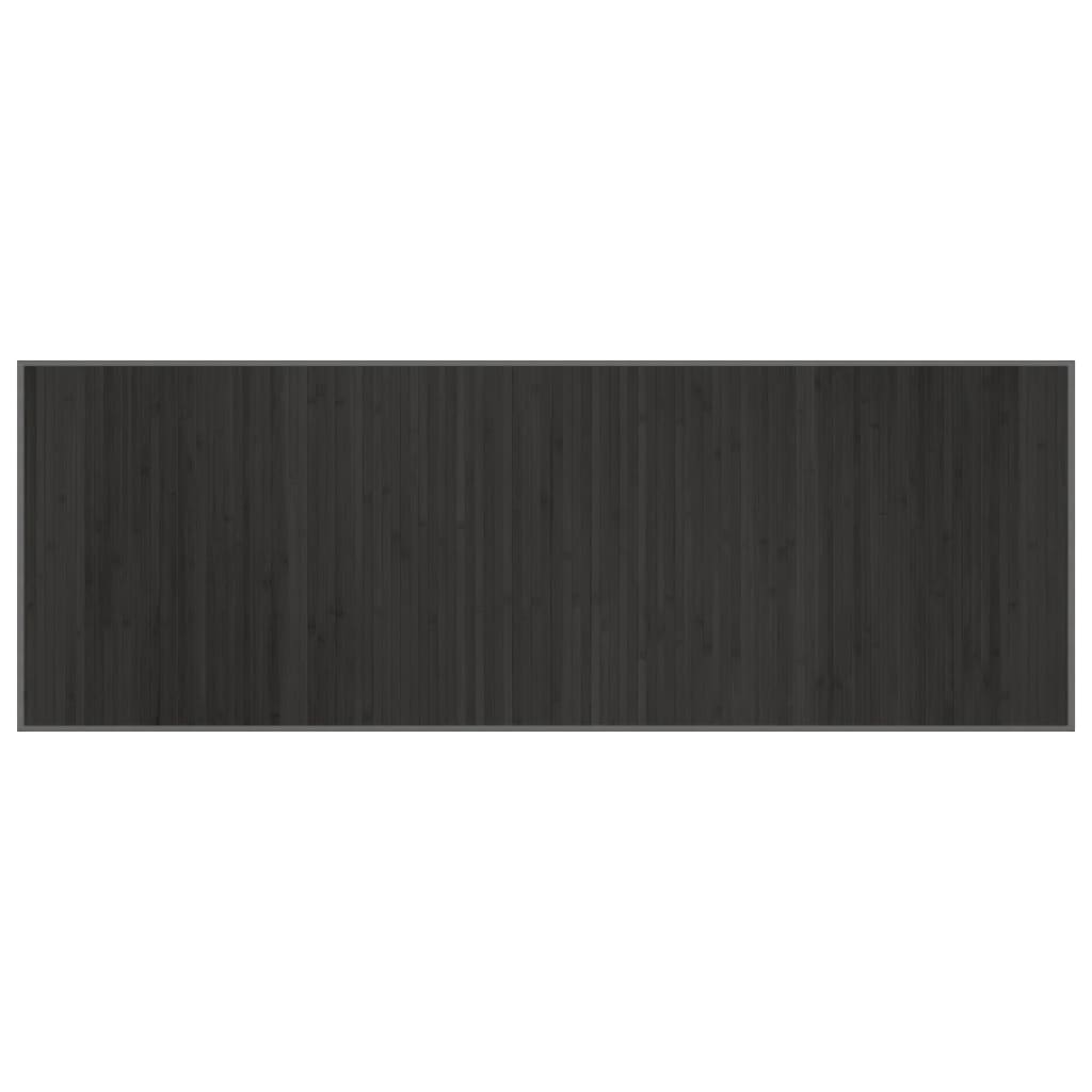 Vidaxx alfombra rectangular 70x200 cm gris bambú