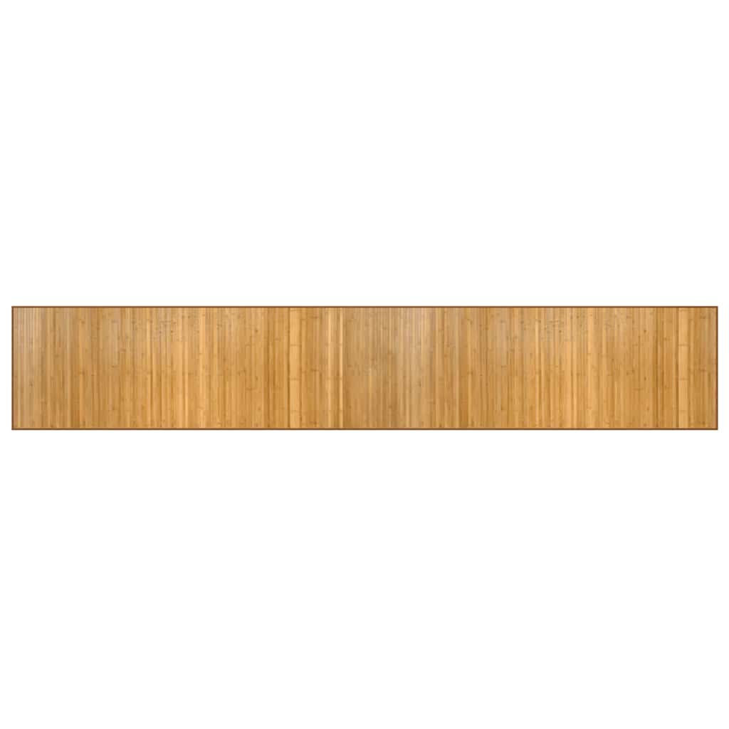 Vidaxl rectangular 70x400 cm bambú natural