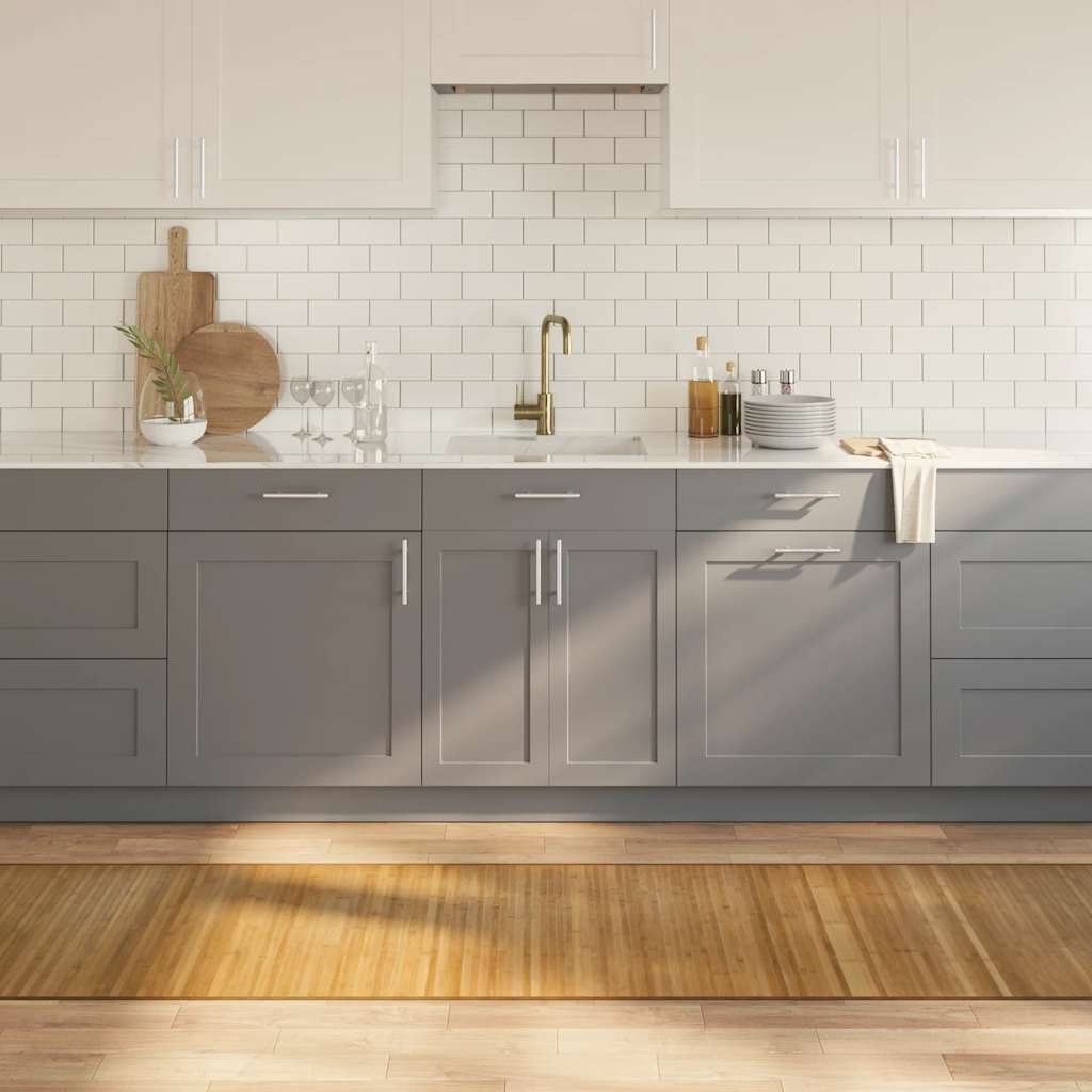 Vidaxl rectangular 70x400 cm bambú natural