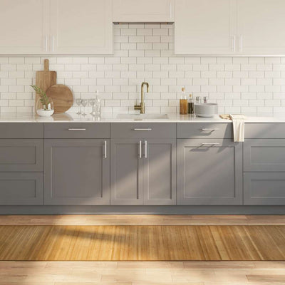 Vidaxl rectangular 70x400 cm bambú natural