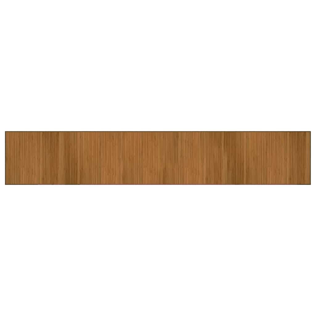 Alfombra Vidaxl rectangular 70x400 cm bambú marrón