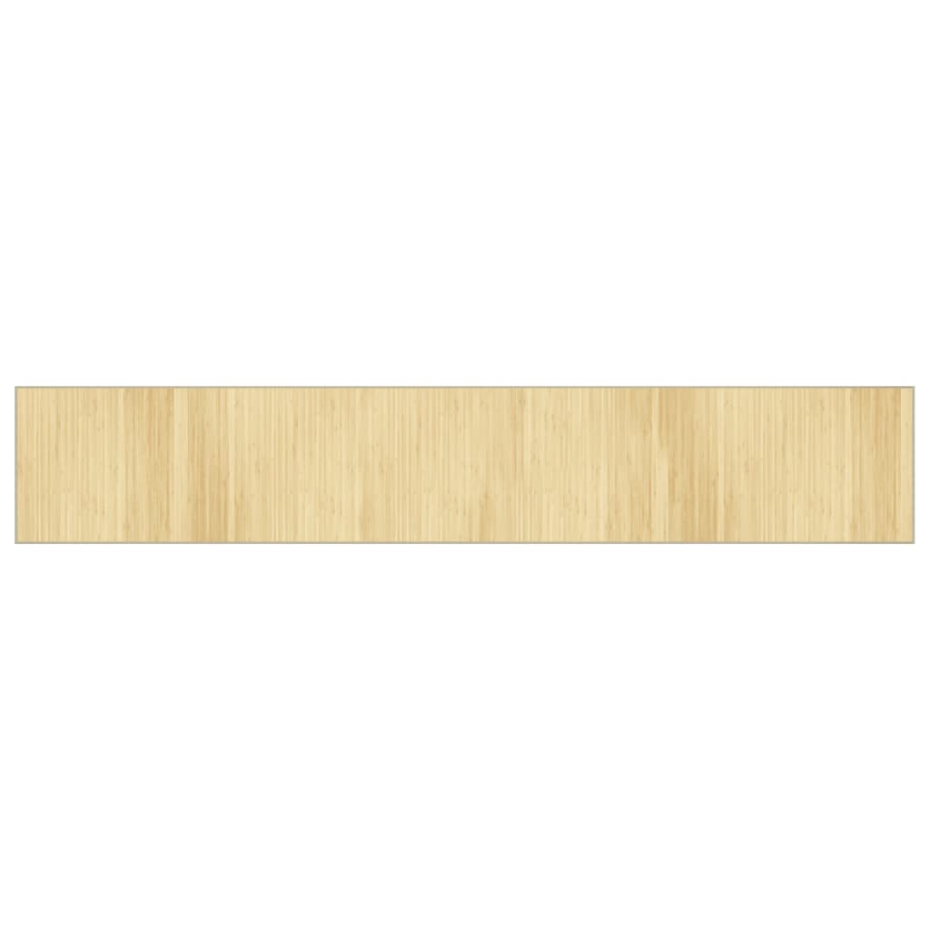 Tappeto rettangolare Vidaxx 70x400 cm bambù chiaro naturale