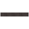 Alfombra Vidaxl rectangular 70x500 cm bambú marrón oscuro