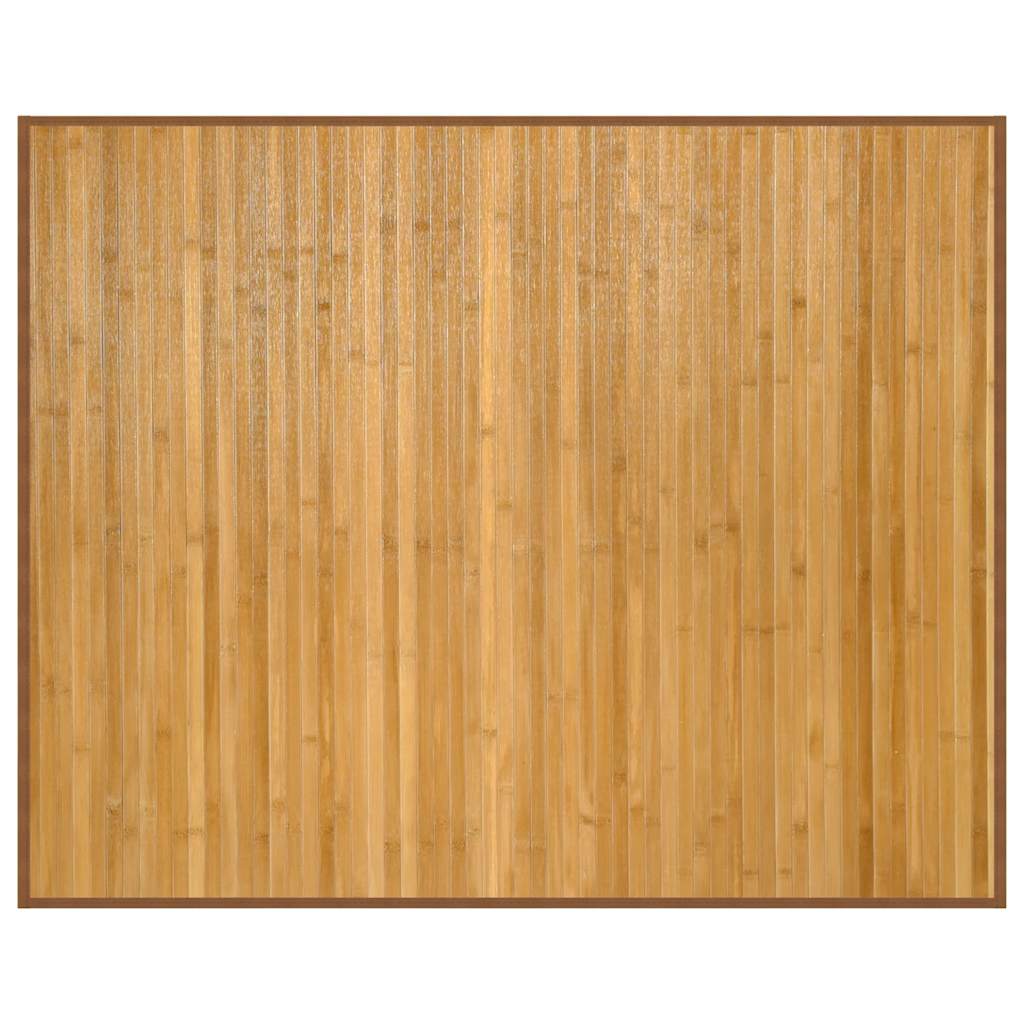 Vidaxl rectangular 80x100 cm de bambú natural