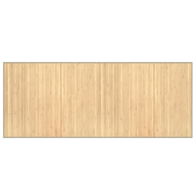 Vidaxx alfombra rectangular 80x200 cm bambú claro natural