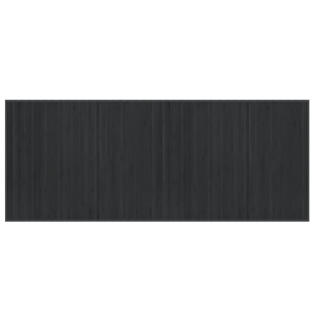 Tappeto rettangolare Vidaxx 80x200 cm bambù grigio